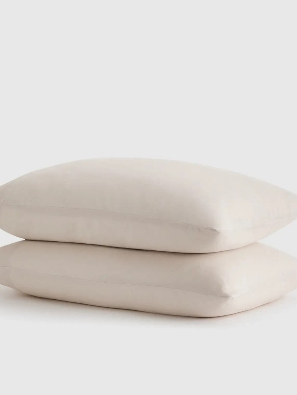 Quince Linen Sand King Pillowcases! Set Of 2 (Z34)